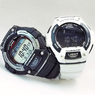カシオ腕時計W-S220-1AとW-S220C-7B