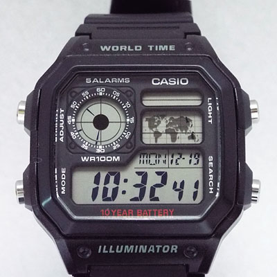カシオ腕時計AE-1200WH-1A